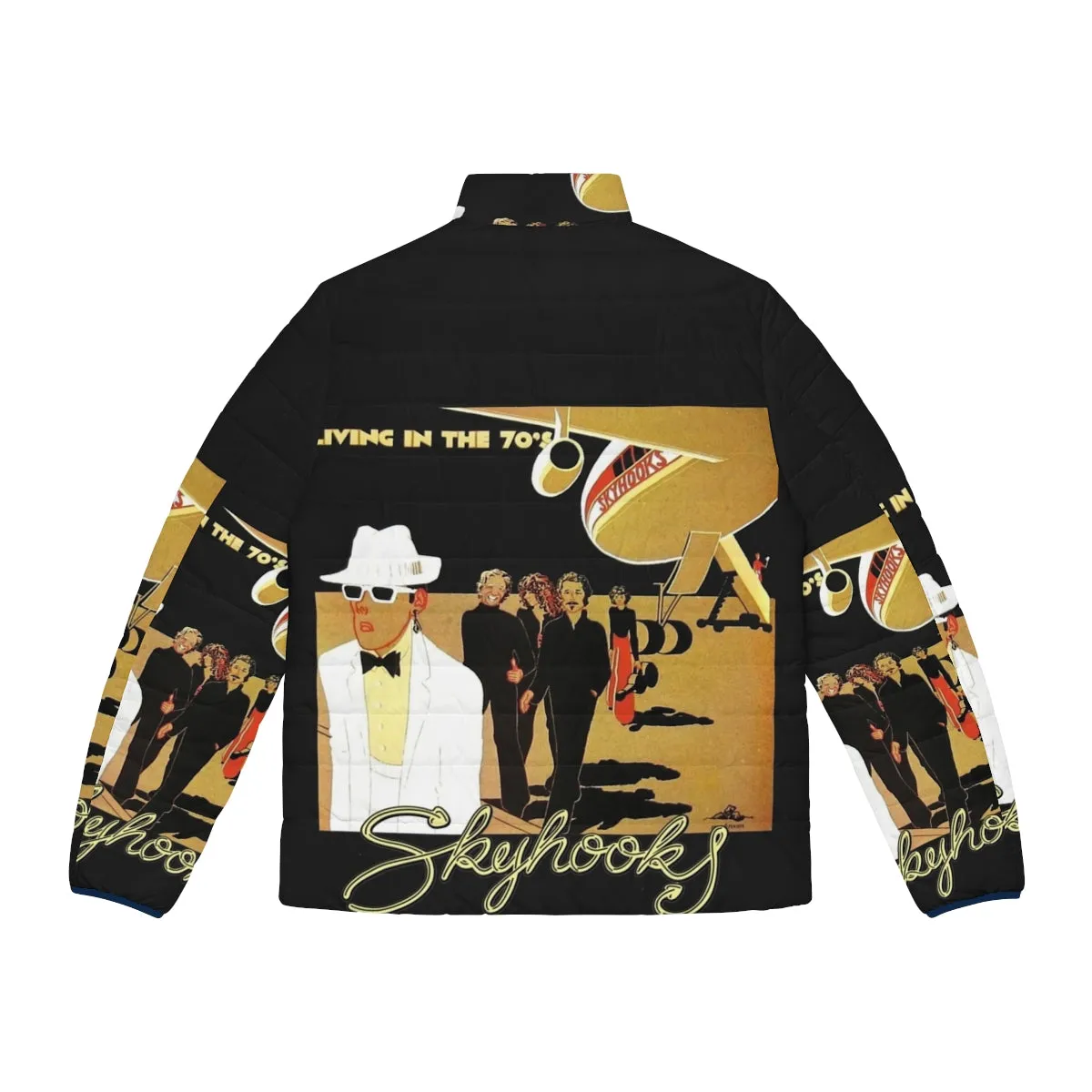 1980s Ausrock Band Puffer Jacket | Skyhooks Tee