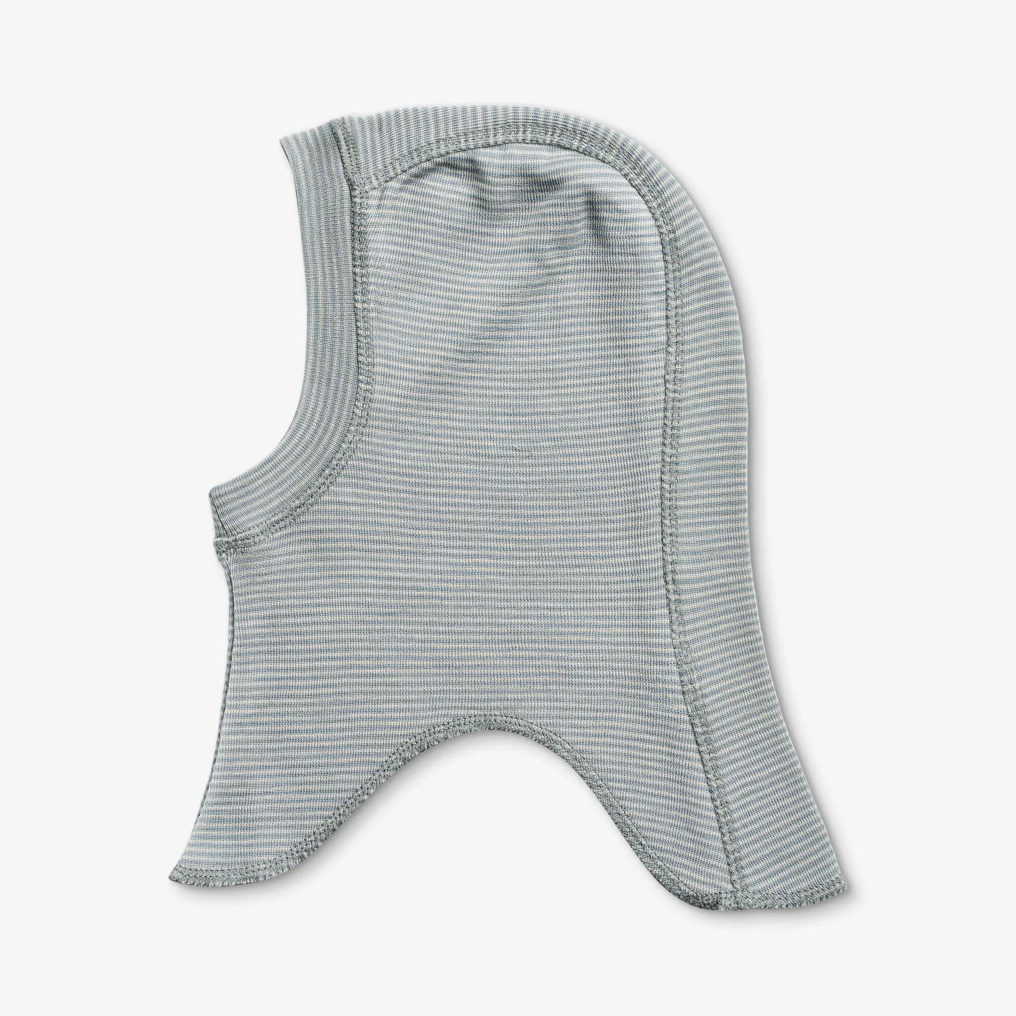 2 Wool Balaclava Felix - cloudy sky stripe