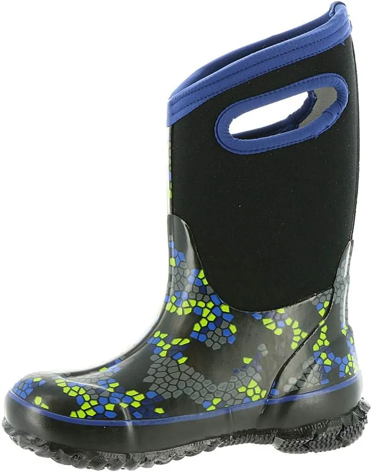 BOGS Unisex-Child Classic High Waterproof Insulated Rubber Neoprene Rain Boot Snow