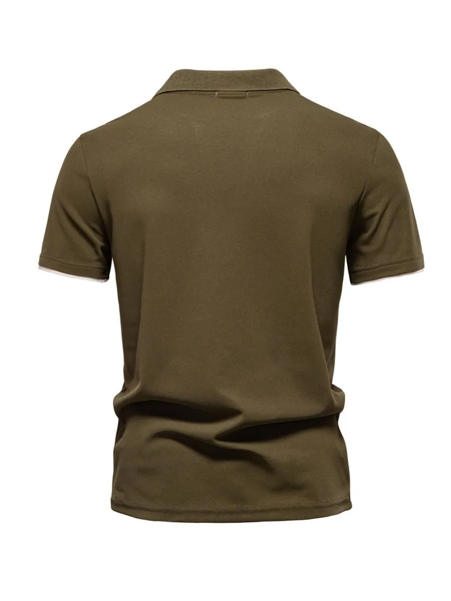 Classic Embroidered Giraffe Golf Shirt