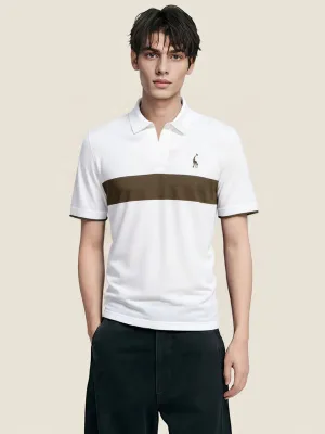 Classic Embroidered Giraffe Golf Shirt