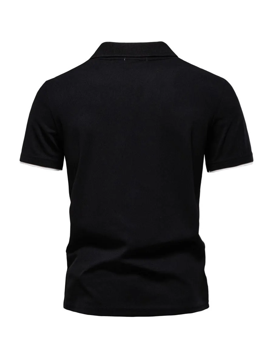 Classic Embroidered Giraffe Golf Shirt
