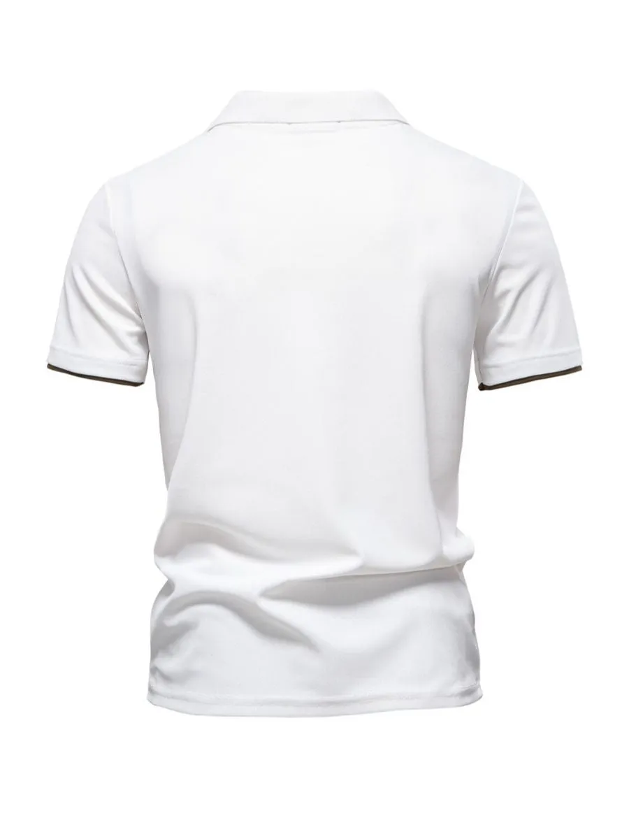Classic Embroidered Giraffe Golf Shirt
