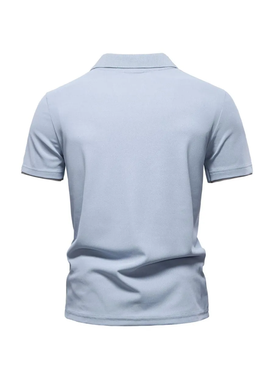 Classic Embroidered Giraffe Golf Shirt