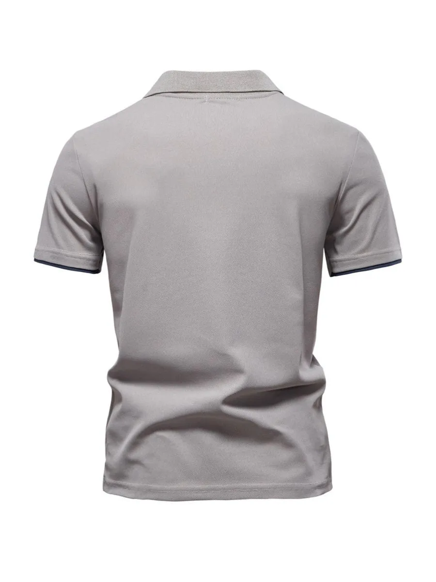 Classic Embroidered Giraffe Golf Shirt