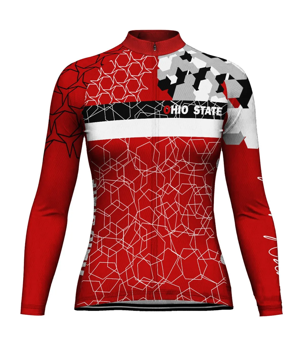 Customized Ohio Winter Thermal Fleece Long Sleeve For Women