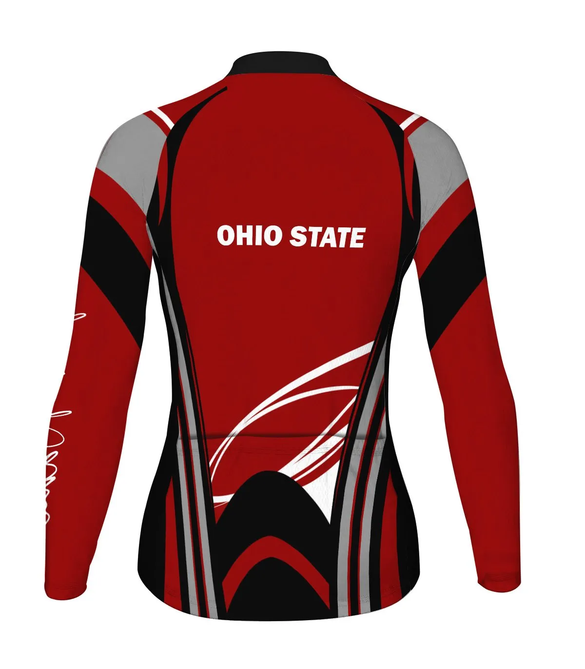 Customized Ohio Winter Thermal Fleece Long Sleeve For Women