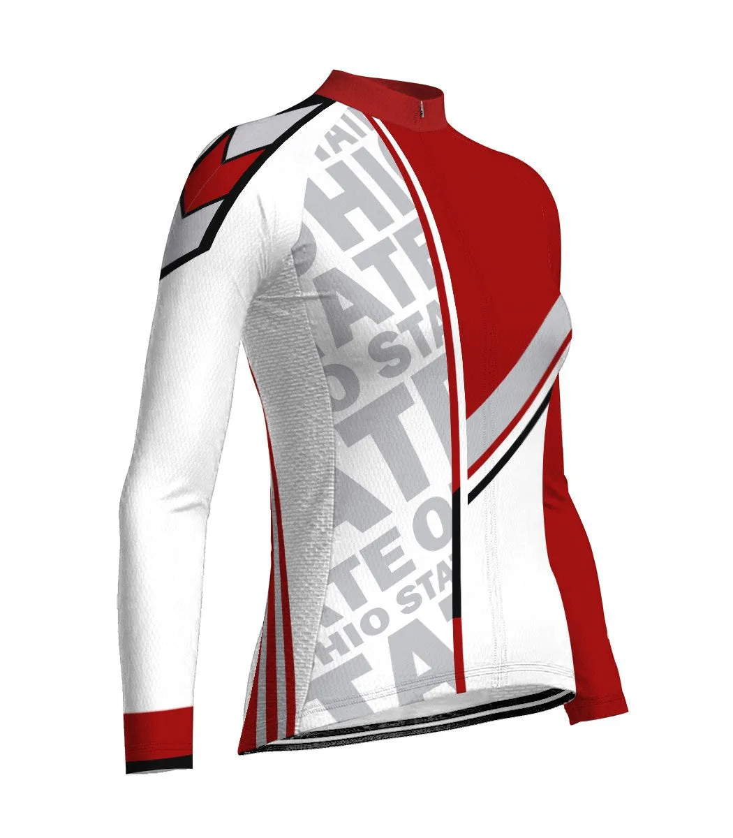 Customized Ohio Winter Thermal Fleece Long Sleeve For Women