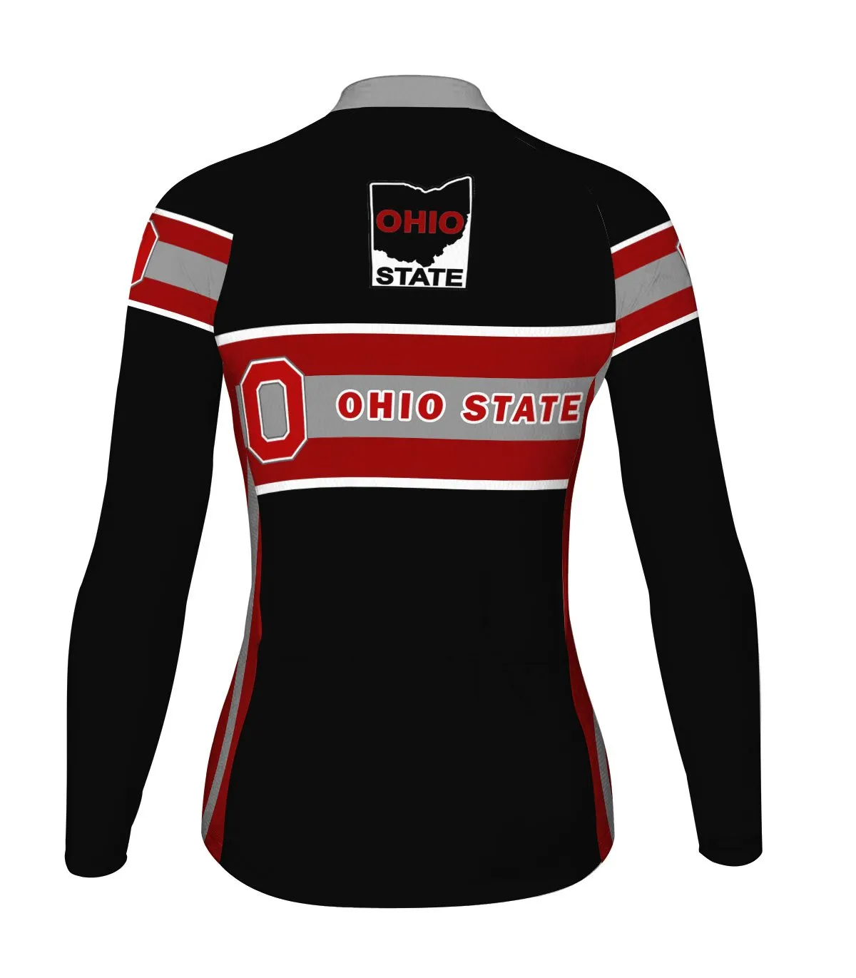 Customized Ohio Winter Thermal Fleece Long Sleeve For Women