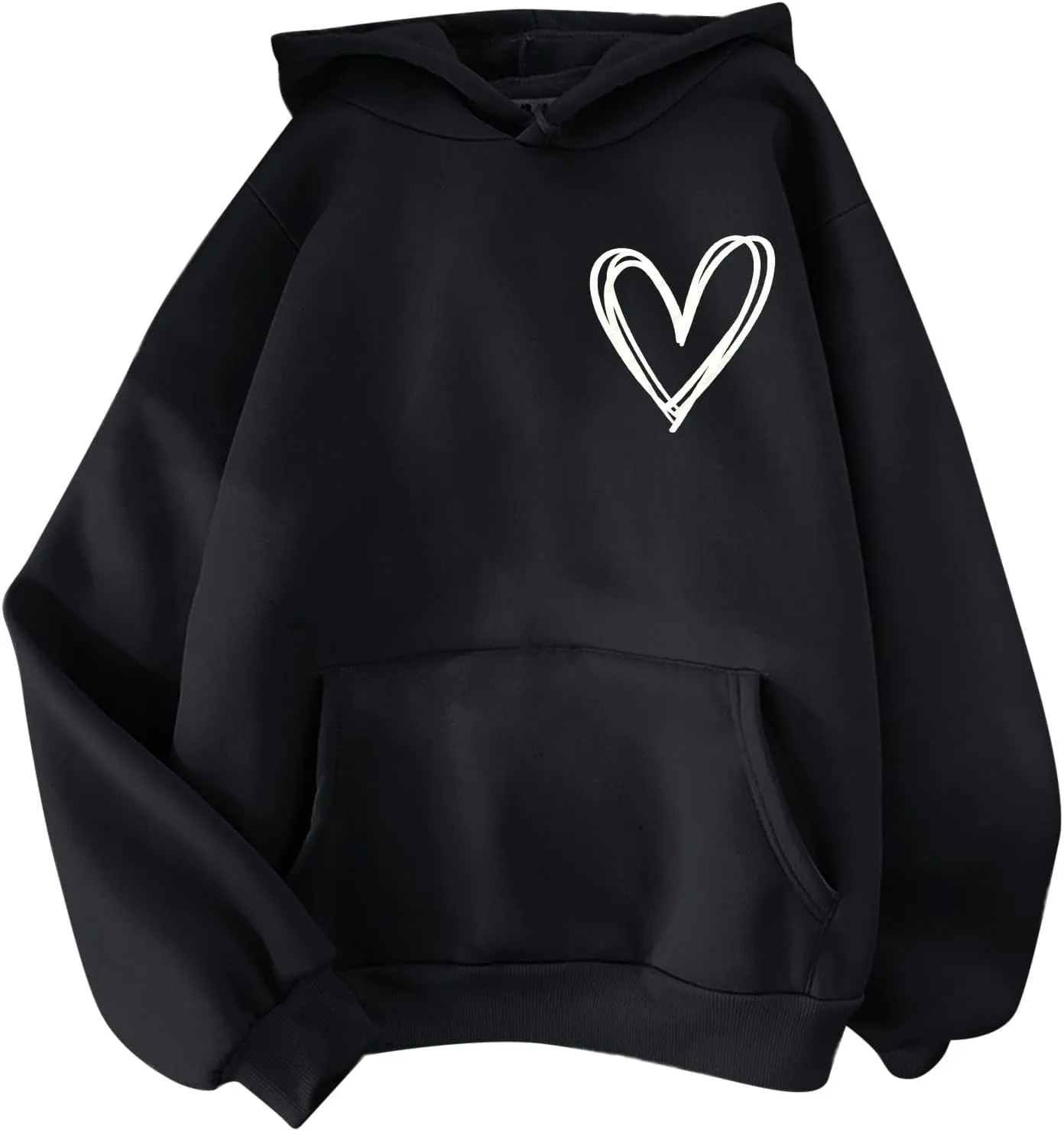 Cute Hoodie for Teen Girls Women Long Sleeve Sweatshirts Fall Outfits 2024 Oversized Hoodies Casual Top Jumper