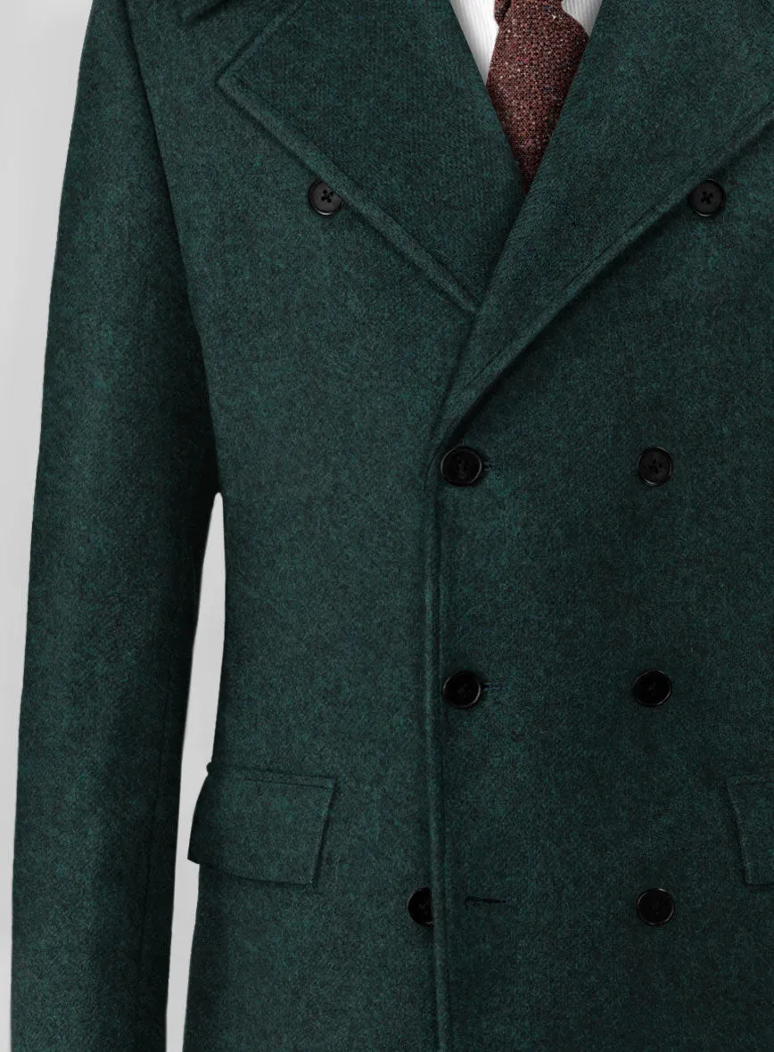 Highlander Melange Green Tweed GQ Overcoat