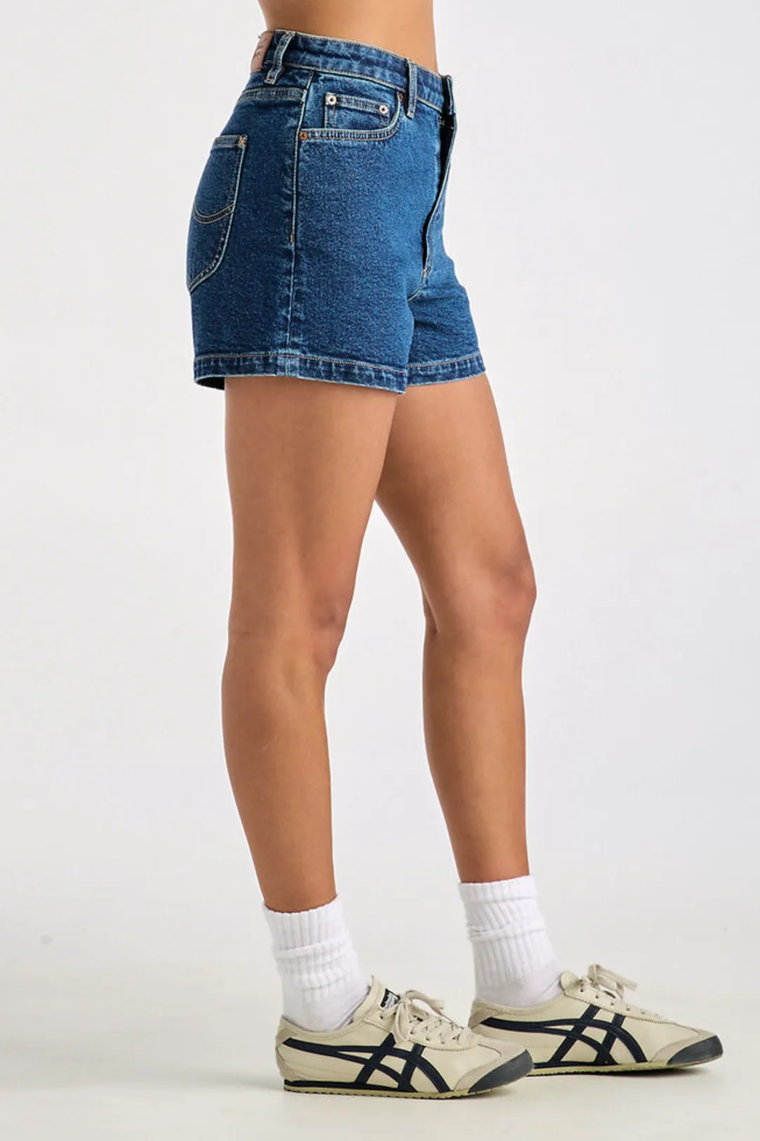 LEE HIGH RELAXED SHORT - INDIGO DREAM