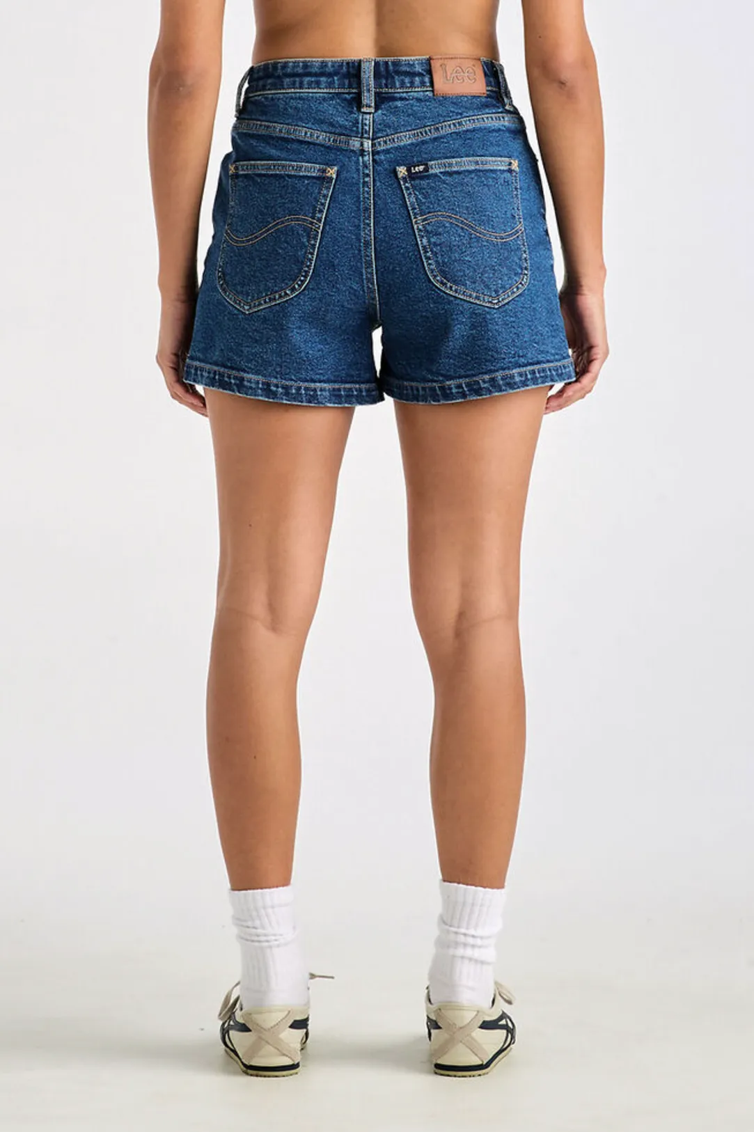 LEE HIGH RELAXED SHORT - INDIGO DREAM