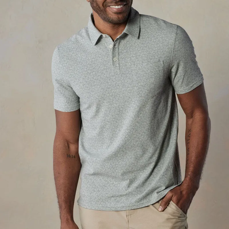 Mens Polo Shirt  Soft Cotton Blend  Regular Fit  Short Sleeve  Chest Pocket