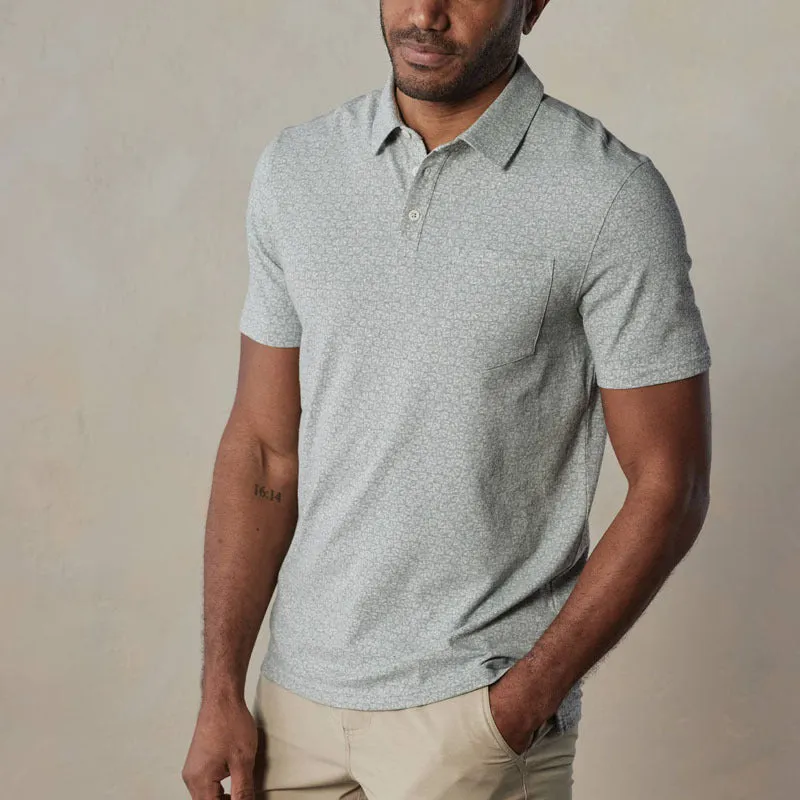 Mens Polo Shirt  Soft Cotton Blend  Regular Fit  Short Sleeve  Chest Pocket