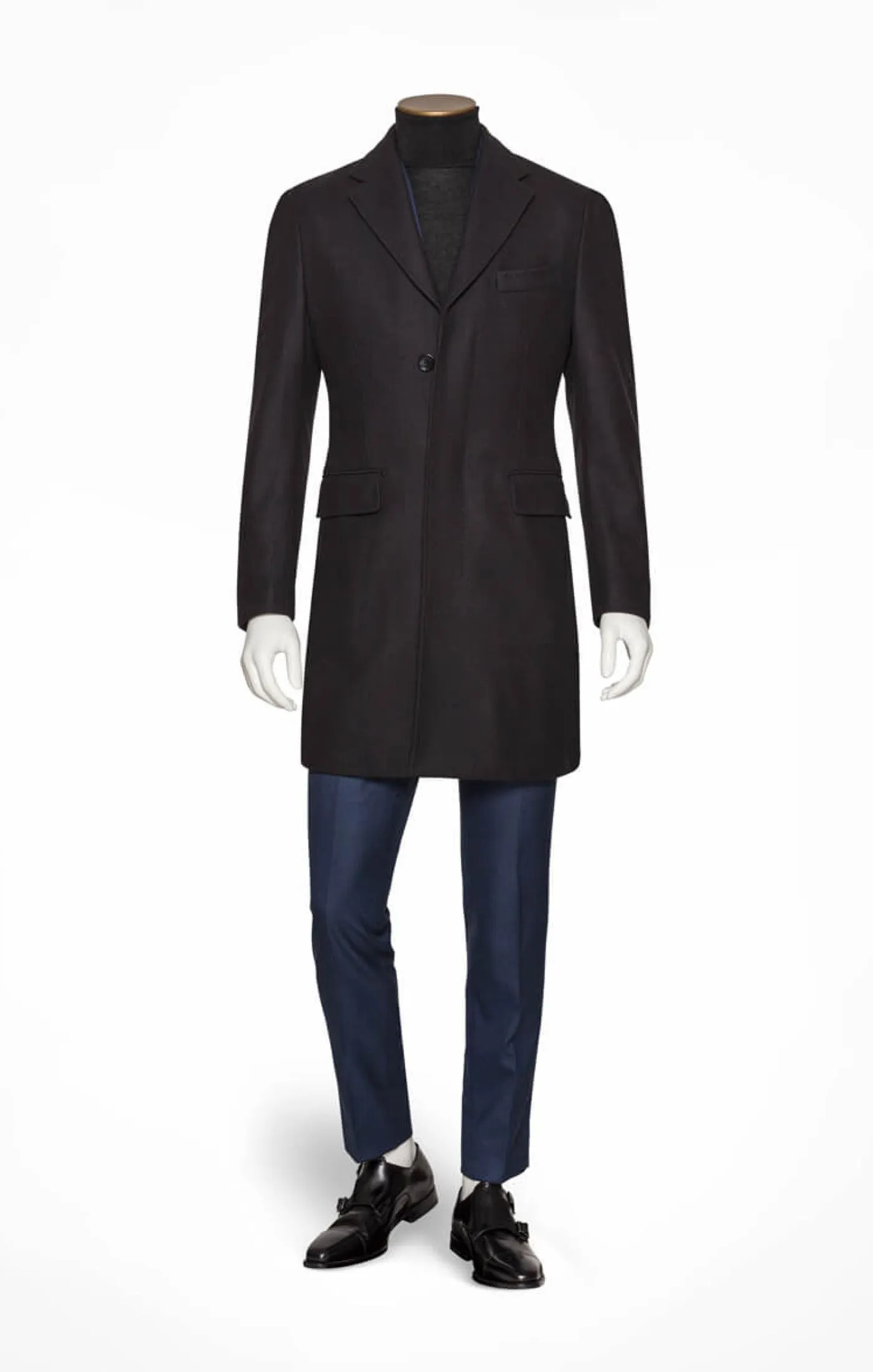 Nesti Onelio Midnight Blue Merino Wool Blend