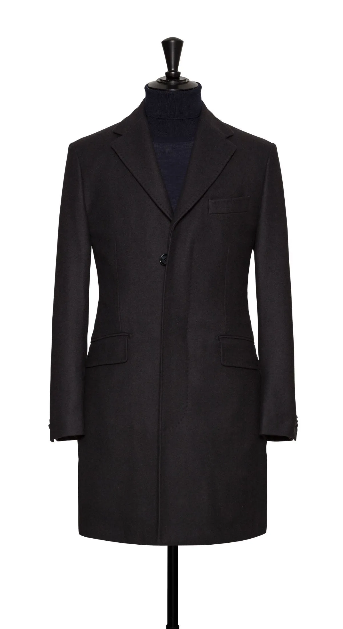 Nesti Onelio Midnight Blue Merino Wool Blend
