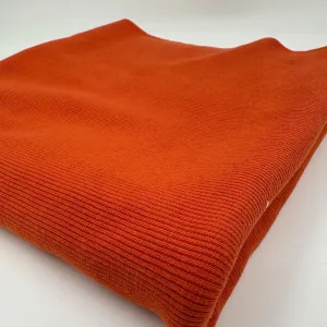 Rib Knit- Sunset Orange